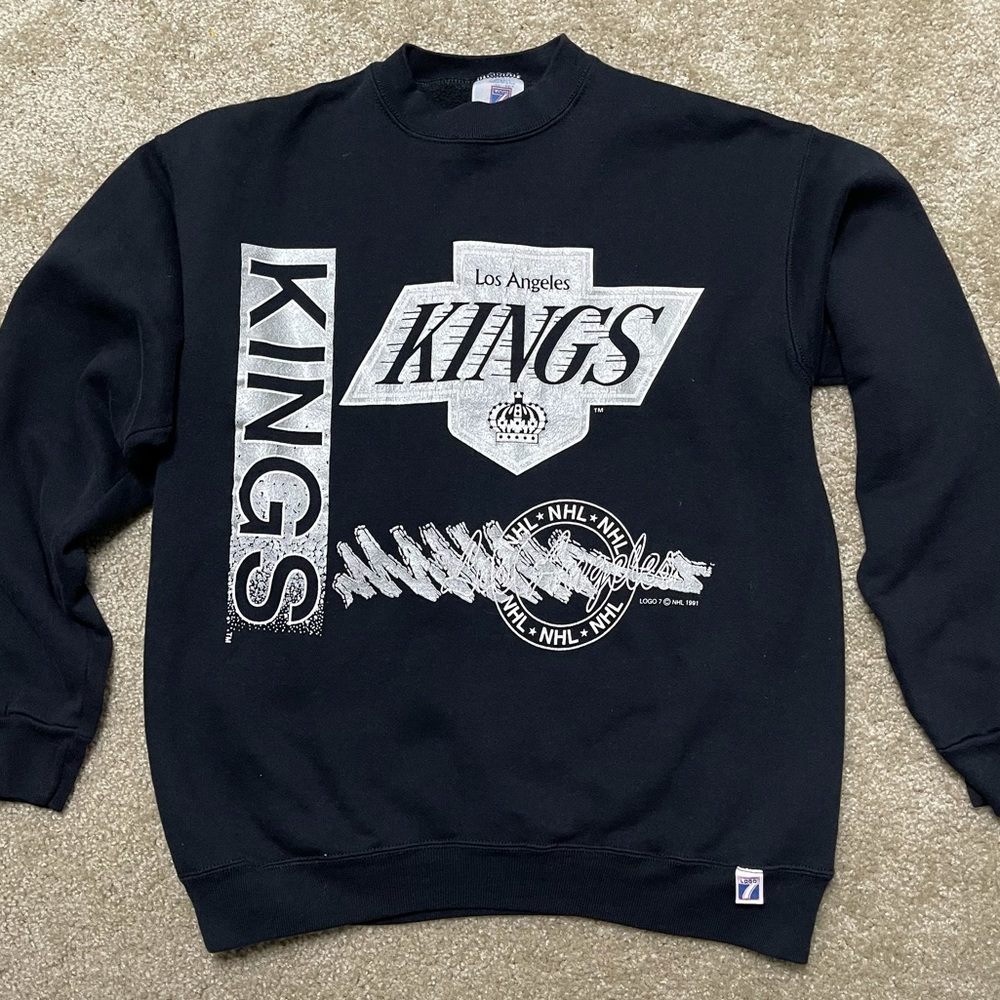 1991 vintage Los Angeles kings sweater size L